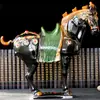 Luoyang Tang Sancai Cavalo Cerâmica Cavalo Enfeites Seis Cavalos Casa Sala de Estar Escritório Decoração Artesanato Presentes Enfeites de Fortuna