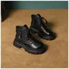 Botas Martin de Suela Gruesa de Moda para Mujer 2026 Nuevo Otoño/Invierno Versátiles Estilo Británico Combinar con Faldas Venta Caliente Estilo Callejero Botas de Motociclista