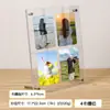 Fabricante de marcos de fotos acrílicos ranurados, tarjetas pequeñas de anime, insignias, soportes de exhibición de mercancía, marcos de fotos polaroid y exhibidores de mesa personalizados