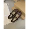 Zapatos de Moda Nuevos para Mujer Primavera y Otoño con Dedos Divididos, Zapatos Casuales de Tacón Bajo Estilo Coreano de Boca Baja con Tacón Grueso, Zapatos de Pata de Cerdo para Mujer
