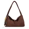 Bolso de mano retro transfronterizo para mujer 2026 nuevo modelo bolso de hombro simple de gamuza para el día a día bolso tote vintage de moda