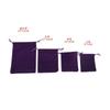 Bolsa de Almacenamiento de Tela del Fabricante Bolsa de Embalaje con Cordón para Joyería Bolsa de Regalo de Terciopelo a Prueba de Polvo Bolsa para Joyería de Collar Pulsera