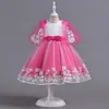 Falda Tutú de Malla para Niñas Estilo Nuevo Europeo y Americano Vestido para Actuación Escénica Infantil Pasarela Vestido de Princesa con Encaje Falda Corta