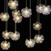 Novos Adereços de Casamento Luzes Decorativas de Atmosfera Decoração de Salão de Casamento Layout de Local Externo Luzes de Corda para Pendurar na Janela