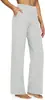 Pantalones de Yoga Rectos de Cintura Alta de Punto Sueltos Casuales con Bolsillos Nuevos de Venta Caliente Transfronterizos Europeos y Americanos