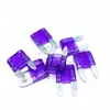 Fusible de coche lámpara de xenón tamaño pequeño morado 3A 32v tubo de seguridad pieza/inserto de seguridad para coche 297