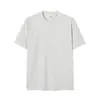 Hilo de spandex de 230 g, 92 % algodón, 8 % spandex, ropa de trabajo de manga corta con cuello redondo, unisex, versátil, se puede imprimir con texto