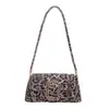 Bolsa de ombro feminina retrô 2026 nova tendência estampa de leopardo moda bolsa transversal bolsa quadrada pequena estilosa bolsa de mão personalizada europeia e americana