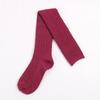 Calcetines de algodón hasta la rodilla otoño e invierno medias altas marea para niños grano vertical hasta la rodilla calcetines hasta el muslo trenzados tubo largo color sólido mayoreo