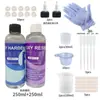Joyería Youlai 32 Onzas (aproximadamente 907.2 gramos) Kit de Inicio de Silicona Transparente de Cristal de Resina Epoxi para Bricolaje