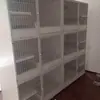 Gaiola de Criação de Gatos, Gaiola de Criação de Três Camadas, Casa de Gato Villa de Madeira Maciça de Espaço Livre para Uso Doméstico, Abrigo para Gatos, Armário para Gatos, Gaiola para Gatos