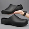 Chinelos Masculinos Comércio Exterior tamanho grande 2024 Impermeável e à Prova de Óleo Sapatos de Chef Masculinos e Femininos Moda Sapatos de Enfermeiro Sandálias Leves