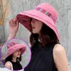 Sombrero de Pescador de Estilo Étnico de Doble Cara para Mujer, Sombrero de Sol de Verano con Ala Ancha, Sombrero de Sol Anti-UV para Viajes