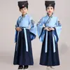 Hanfu Tradicional Infantil para Niñas y Niños, Disfraces de Presentación para Estudiantes de Primaria, Disfraces de Eruditos de los Tres Caracteres Clásicos y Código del Discípulo