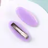 Parches de pasador ovalados de colores de caramelo degradado, materiales para fundas de teléfono y accesorios para el cabello DIY, venta al por mayor