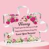 Transfronterizo Nuevo Día de San Valentín Acrílico Transparente Curva Regalo Día de la Madre para Amigos Decoraciones de Escritorio