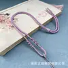 Nuevo Lanyard de Moda Ajustable con Colgante Tejido Joyería de Jade Envuelto con Hilo de Oro de Colores Cuerda Gruesa de Hilo de Jade para Hombres y Mujeres Venta al por Mayor