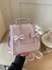 Mochila de Viaje Color Sólido Estilo Universitario Coreana para Mujer 2026 Nueva Tendencia Bolso de Mano de Nicho Bolso de Hombro Cruzado