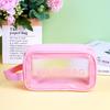 Bolsa de Cosméticos de Gran Capacidad, Neceser Transparente Impermeable de Gama Alta, Bolsa Portátil de Viaje para Mujer para Almacenamiento de Cosméticos y Productos para el Cuidado de la Piel