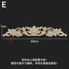 Dongyang Tallado en Madera Estilo Europeo Calcomanía Accesorios para Muebles Flores para Puertas de Madera Tallado Fino Calcomanías para Puertas de Gabinete Flores para Cabeceras Calcomanías de Madera Maciza Decoración