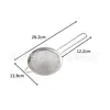 Tamiz de Harina Acero Inoxidable Punta de Cocina Oreja Rejillas de Aceite Olla Caliente Cuchara para Freír Filtro de Jugo de Leche de Soya Valla con Fugas Mayoreo