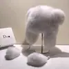 Chapéu Estilo Lei Feng de Pele Sintética de Raposa Novo Estilo Outono e Inverno, Chapéu Quente Doce e Fofo Protetor de Orelhas, Chapéu Fofo para Passeios