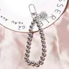 Colgante de amor con cuentas galvanizadas, colgante para funda de auriculares, hebilla para puerta, carcasa protectora para Airpods, llavero, joyería decorativa colgante