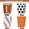 Rugby fútbol americano béisbol baloncesto niño cumpleaños pelota caja de flor de arroz caja de papas fritas suministros para fiestas decoraciones