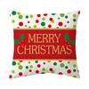 Funda de almohada para vacaciones de Navidad Funda de cojín hecha a medida para el hogar Cojín para cabecera de dormitorio Funda de almohada con estampado romántico de árbol de Navidad