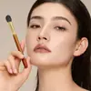 Set Completo de Brochas de Maquillaje: Polvo Suelto, Base de Maquillaje, Rubor, Iluminador, Sombra de Ojos, Delineador de Ojos, Sombra para Ojeras, Sombra para la Nariz, Pincel para Cejas, Pincel para Polvos Sueltos