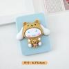 Nuevo Lindo Dibujo Animado Espejo de Maquillaje Plegable Tridimensional con Peine Set Estudiante Tocador Portátil Plegable Espejo Pequeño Venta al por Mayor