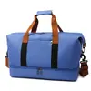 Bolsa de equipaje de gran capacidad Separación húmeda y seca Tela Oxford Bolsa de viaje para mujer Viaje corto Ligera Bolsa de viaje de separación húmeda y seca para mujer