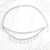 Cadena de Cintura para Mujer de Metal de Gran Tamaño Estilo Étnico Transfronterizo Cadena de Cintura Estilo Étnico Estilo Nuevo Oro y Plata en Stock