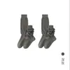 Nuevos calcetines altos ajustados para mujer, calcetines de algodón antibacterianos anti-pilling de estilo coreano de moda a media pantorrilla, cálidos para primavera y otoño
