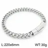 Pulseira Simples Masculina em Aço Titânio Estilo Coreano, Joia de Mão Masculina Tendência Retrô Personalizada em Aço Inoxidável Presente Venda por Atacado