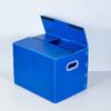Paquete de 5 Cajas Grandes de Plástico estilo Japonés para Mudanza, Almacenamiento y Organización Plegables, Cajas de Traslado Impermeables, Tablas Huecas, Cajas sin Cartón