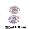 Hebilla tallada a mano en cuero DIY Hebilla de moneda de imitación de turquesa Hebilla de cuero con moneda de plata Hebilla de dólar estadounidense Hebilla decorativa Tensor Hebilla de tela