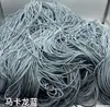 Gomas de Pelo Hexagonales Delgadas de Alta Elasticidad de 2 mm Bandas de Goma Accesorios para el Cabello Cuerda de Mano No Necesita Atar Cordones de Zapatos