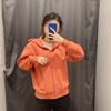 Shopping center mesmo primavera e outono homens e mulheres com zíper com capuz esportes cardigan casaco de manga comprida 465201/460324