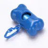 Cubo de basura con forma de hueso con bolsas de basura, Ecológico, Se puede usar con recogedor de excrementos, Suministros para mascotas, Recogedor de excrementos de perro portátil
