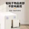 Juego de 4 Ruedas Universales Adhesivas Cajas de Almacenamiento para el Hogar, Cajas Organizadoras, Ruedas Universales de una Sola Bolita en el Fondo del Bote de Basura