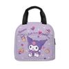 3D Novo Impresso Sanrio kuromi kuromi Picnic Bag Escola Primária Estudante Portátil Saco de Gelo Saco de Almoço Infantil