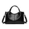 Bolsa Feminina Nova Exportação Transfronteiriça Leve Simples Roupa de Trabalho Grande Capacidade Ombro Único Transversal Bolsa Textura Couro Macio Bolsa de Mão