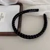 Faixa de Cabelo Versátil com Bolinhas Estilo Coreano para Mulheres, Faixa Antiderrapante de Coroa Alta para Lavar o Rosto, Acessório de Cabelo Diário