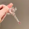 Horquilla de Varita Mágica Estilo Japonés Corazón de Niña Linda Accesorios para el Cabello Pinza Lateral Pinza para Flequillo Pinza de Pato Horquilla Popular Tocado de Moda