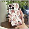 Funda para teléfono móvil Huawei Glory Play 60 Plus, diseño divertido de pareja de mujeres y hombres, con dibujos animados, color rojo creativo.