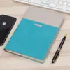 Subconjunto de cuaderno comercial A5 con logotipo imprimible personalizado, bloc de notas de tapa blanda con inserción personalizada para empresa, color de contraste