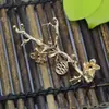 DIY joias acessórios de cobre fundido ouro e prata ramo pino broche acessórios high-end vestuário pinos fabricantes por atacado
