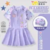 Traje de baño infantil rosa de dibujos animados estilo nuevo 2025 para niñas, traje de baño de una pieza para niños pequeños, conjunto de bañador para niñas Ins