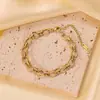 [Collar + Pulsera] Estilo Francés Ins de Lujo Accesible Cadena para Clavícula de Corazón Estilo Dulce Collar de Acero de Titanio con Borla de Corazón de Melocotón para Mujer